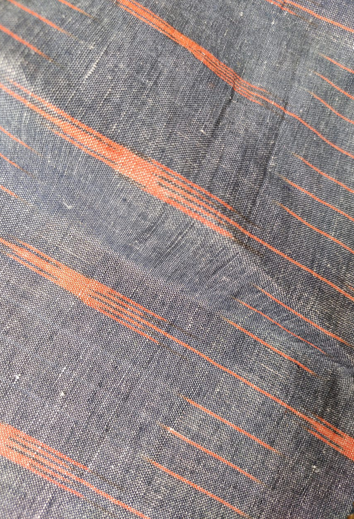 Hemp Cotton blended Handloom ikat fabric material