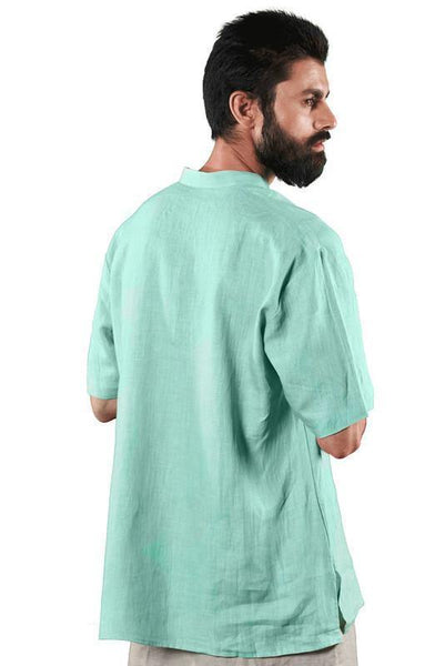 Indie Sadra Shirt - Green - Hemp Republic